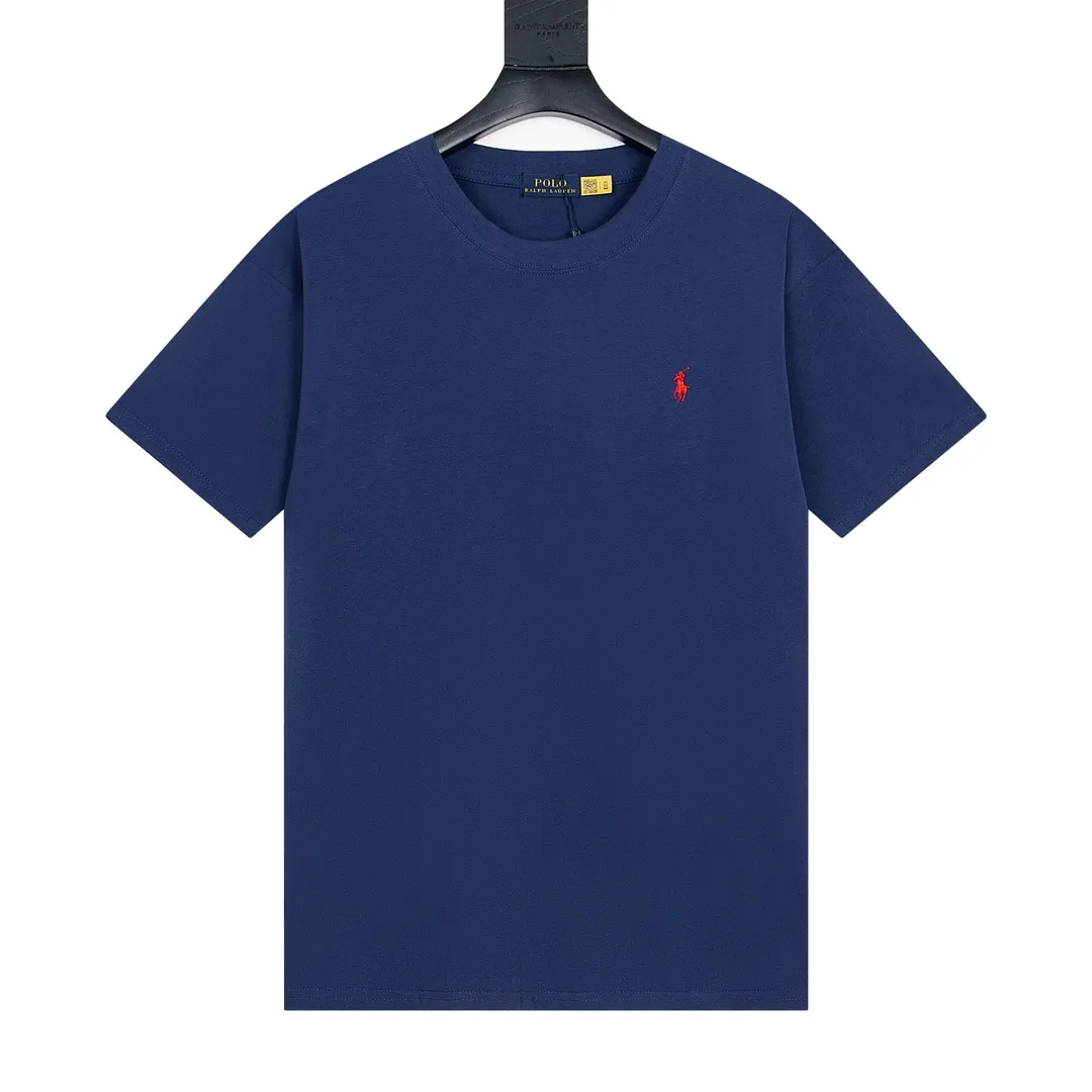 P100 Style No. Y710 Couple style is simple, beautiful and handsome😍[Ralph Lauren/Ralph Lauren] Couple wear classic embroidered cotton 240g T-shirt round neck, high quality goods, classic style has always been very popular! The workmanship details are very good! The simple round neck short-sleeved T-shirt is always the standard, with classic brand embroidery on the chest! All major stars have the same style! Best for couples. High quality goods! Xinjiang cotton micro-elastic and smooth fabric has excellent quality. Pure cotton is soft and skin-friendly. Three-dimensional design and tailoring. Classic styles are fashionable and never go out of style! Size: S-XL Color: Black White Gray Navy